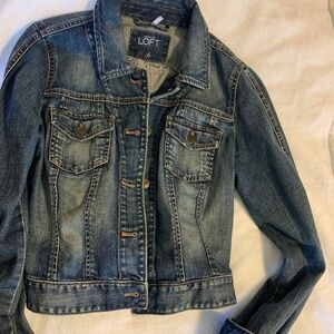 Ann Taylor Loft Jean Jacket